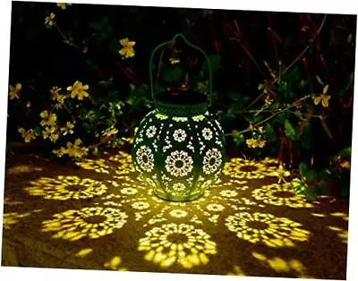 Bohemian Garden Solar Lanterns {Set Of 2} Moroccan Outdoor Turquoise • $45.90