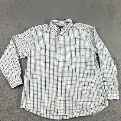 Vineyard Vines Murray Shirt Men's XL Checkered Plaid Long Sleeve Button Down • $14.88