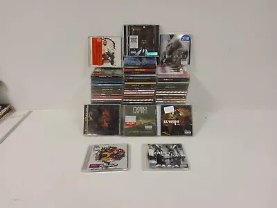 79x 00s Hip Hop CD JobLot - Lil Wayne Kanye West DMX Outkast Chris Brown 55 • £24.99