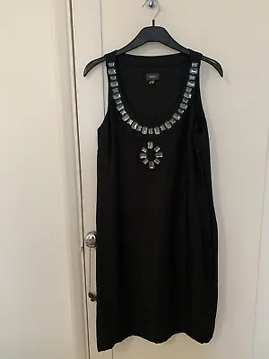 Mexx Dress Size 10 Shimmery Fabric Black Party VGC • £5