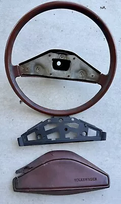 VW Mk1 Steering Wheel OEM Rabbit/Jetta/Pickup ('75-'84) Red • $100