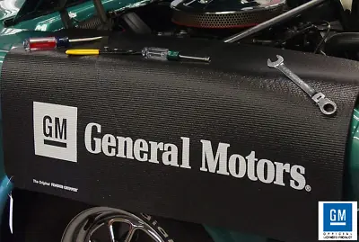 Black Fender Gripper Protective Cover W/ GM General Motors Logo Emblem • $41.95