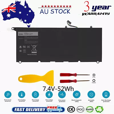 90V7W Battery For XPS 13 9343 9350 P54G (not For XPS 13 9360) JD25G DIN02 52Wh • $49.99