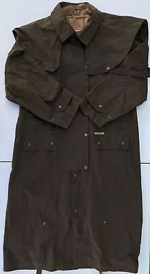 Morrison Country Australia Jacket Duster Waxed Oilskin Coat Pockets  Size- Small • $85