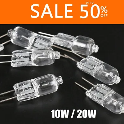 10pcs G4 12 Volt 5W 10W 20W Halogen Capsule LED Light Bulbs Lamps Clear 2 Pin • £3.70