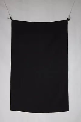 Premium Vintage Japanese Kimono Silk Fabric Black 12c From Kurotomesode A • £5.50