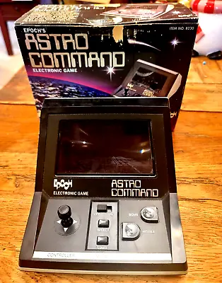 Vintage 1982 Epoch's Astro Command Electronic Game Complete W Box Tested & Works • $124.75