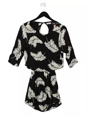 Motel Rocks Women's Playsuit S Black Graphic 100% Rayon Playsuit • $14.55