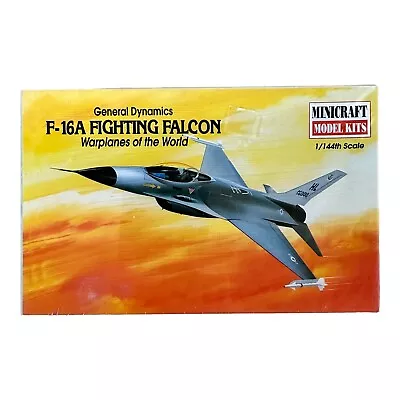 Minicraft General Dynamics 1:144 F-16A Fighting Falcon #14424 New & Sealed • $21.97