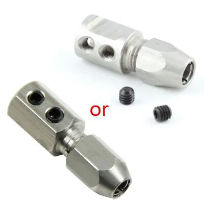 Flex Collet Coupler For 5mm Motor Shaft & 4mm Cable RC Boat Stainless Steel 1pc • £5.46