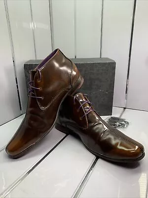 Mens Firetrap Chelsea Ankle Boots Size 11 Leather Uppers Worn Once Stunning • £25