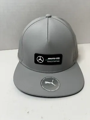 Puma Mercedes AMG Petronas F1 Racing Team Formula One Flat Bill Snapback Hat Cap • $29.99