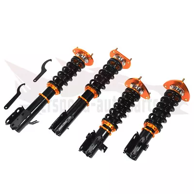 Yellow Coilovers Struts Shocks Suspension Kits For 1993-2001 Subaru WRX GC8 • $228.08