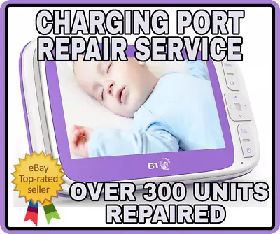 BT 6000 Video Baby Monitor Parent Unit USB Charging Port Repair Service • £17.99