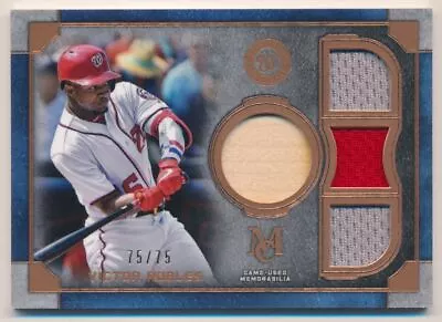 2019 Topps Museum Coll Primary Pieces Quad Relic Copper #SPQRVR Victor Robles/75 • $7.20