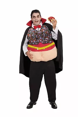 Count D' Calories Adult Halloween Costume Vampire Dracula ONE SIZE UP TO 42 • $32.88