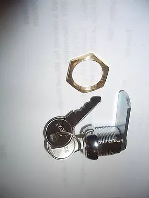 Cam Lock For Cupboards Lockers Cabinets 16mm 20mm 27mm 32mm Different Key Option • £3.90