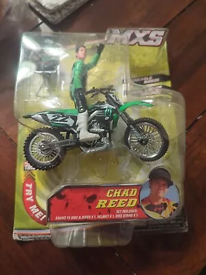 Chad Reed Road Champs MXS Rare Jakks Moto X Dirt Bike Toy Motocross Kawasaki • $15.84