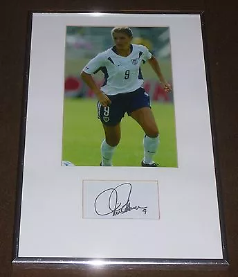 MIA HAMM SIGNED CUT AUTOGRAPH FRAMED With 8x10 PHOTO USA WOMEN'S SOCCER STAR • $85