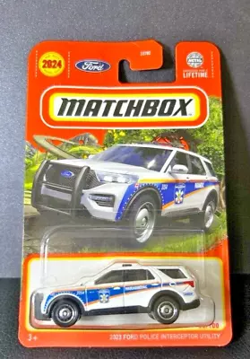 Matchbox 2024 Dash G Mainline - 2023 Ford Police Interceptor Utility 36/100 • $3.70