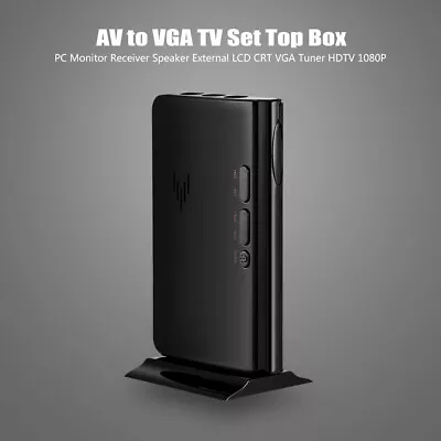 TV Set Top Box PC Monitor Receiver Speaker External LCD CRT VGA Tuner HDTV 1 EOB • $49.69