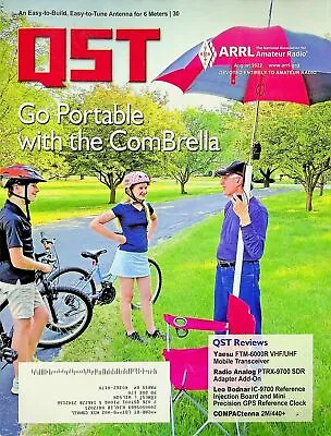 QST Magazine August  2022 Amateur Ham Radio Go Portable With The Combrella • $5.99