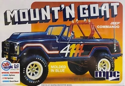 Mount 'n Goat Jeep Commando 1/25 MPC Model Kit • $29