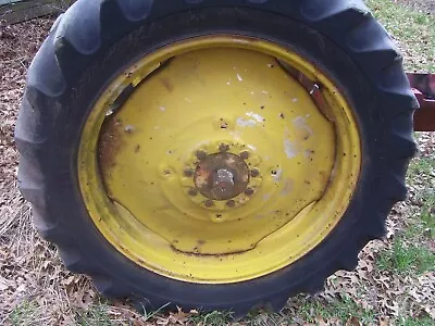 VINTAGE  MASSEY HARRIS 44 TRACTOR -15.5 X 38   TIRES & 9 BOLT  WHEELS- PULLERS • $199.99