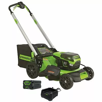 $1099 • Buy Greenworks Pro 60V 6.0Ah Lithium-Ion Cordless 21” Self Propelled Lawn Mower 