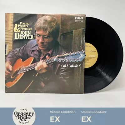JOHN DENVER   Poems Prayers And Promises  12   Vinyl RCA Victor AFL1-4499 EX/EX • $9.95