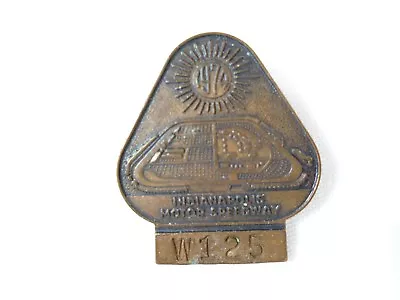 1974 Indianapolis 500 Bronze Pit Badge #W125 Johnny Rutherford McLaren / Offy • $39.99