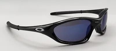 Vintage Oakley Twenty Sunglasses Black With Blue Lens • $115