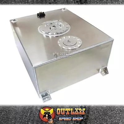 Aeroflow 76l Alum Fuel Cell 3 X 40mm Pump Hgr & Fuel Sender Silver - Af85-4071as • $1086.70