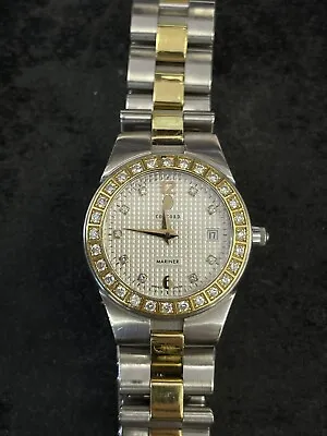 Concord Mariner Two Tone Diamond Bezel & Dial-11361851-1105391 • $899.99