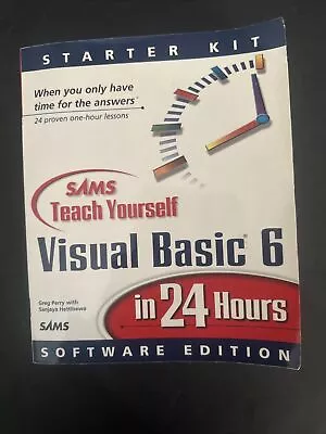 Sams Teach Yourself Visual Basic 6 In 21 Days: Software Edition - Starter Kit • $5