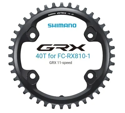 NEW Shimano GRX FC-RX810 Gravel Bike Single 40T Chainring 11 Speed 1X Cross • $30