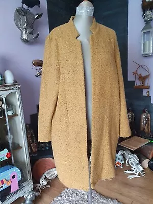 Lovely F&f Mustard Coat Jacket Size 14 • £5