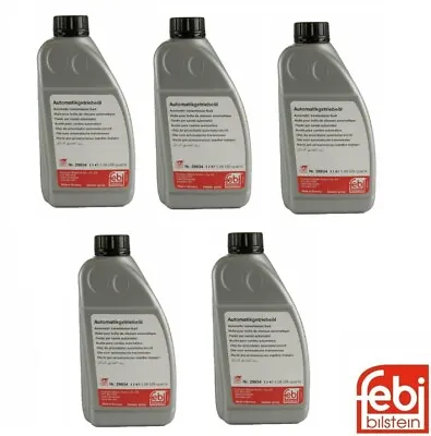 For Mercedes 5X1 Liter MB Spec 236.10 Red Automatic Transmission Fluid Oil ATF • $85.73