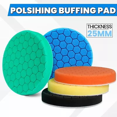 3/5/6/7 Inch Hex Logic Sponge Foam Buffing Pads Polishing Pad For RO DA Polisher • $7.22