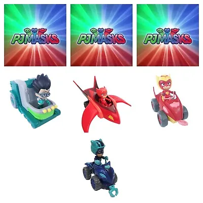 PJ Masks Toys Vehicles Bundle: Owlette Romeo Catboy Gekko • £7.99