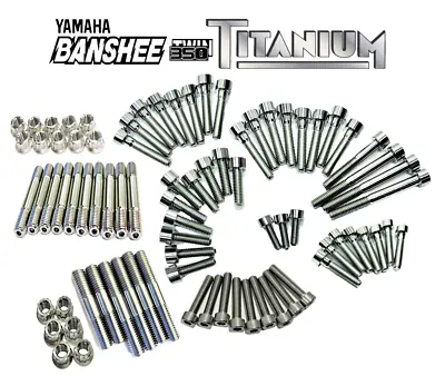 Banshee Titanium Motor Engine Crankcase Studs Bolts Complete Ti Stud Bolt Kit • $273.53