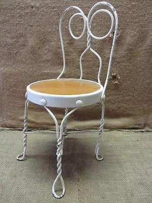 Vintage Childs Ice Cream Chair Antique Old Stool Parlor Soda Fountain 7043 • $311.96