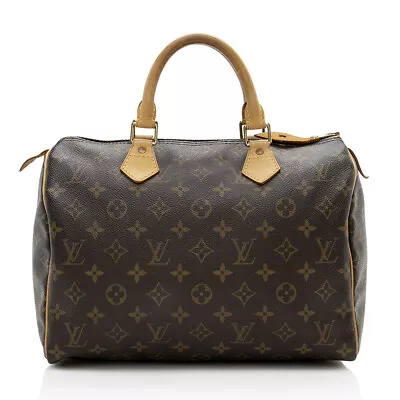 Louis Vuitton Monogram Canvas Speedy 30 Satchel • $880