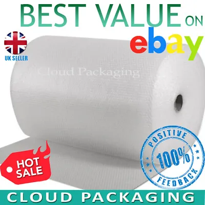 BUBBLE WRAP ROLLS - CHOOSE WIDTH (300mm 500mm 750mm) • £9.99