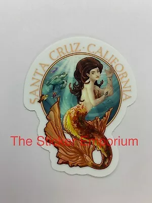 Santa Cruz California Mermaid Sticker ~ Water Bottle ~ Laptop ~ Tumbler ~ Decal • $5.95