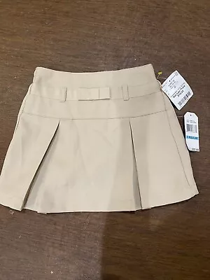 Nwt Girls Nautica School Uniform Size S Khaki Scooter With Short Underneath • $7