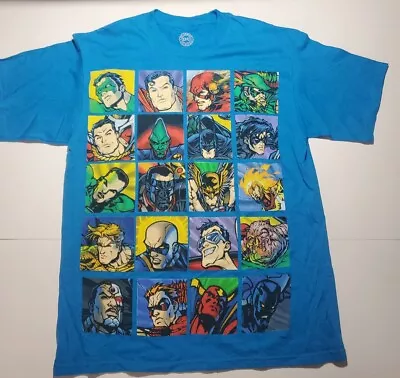 The Justice League Vintage T Shirt DC Comics Men’s Size Large Graphic Tee • $17.39