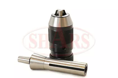 Shars 3/8  Keyless Drill Chuck With R8 Arbor New ^[ • $31.20