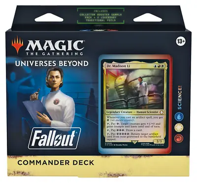 Magic The Gathering Universes Beyond: Fallout Commander Deck Science! • $95