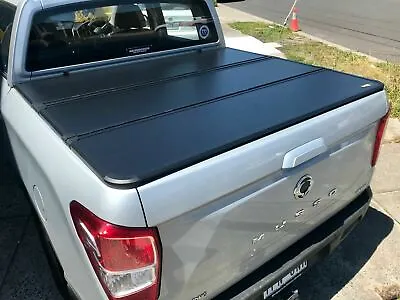 New Tri-Fold Hard Lid Cover For SsangYong Musso XLV (Long Tub) 2018-current • $1100